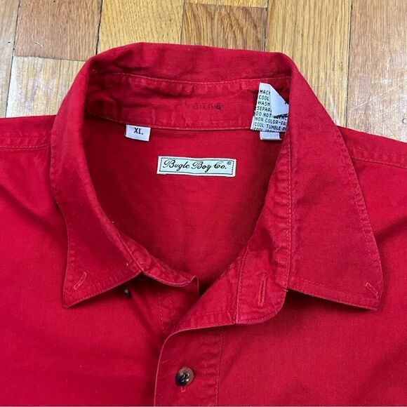 Vintage Bugle Boy Embroidered Button Down Men's XL - Picture 6 of 6